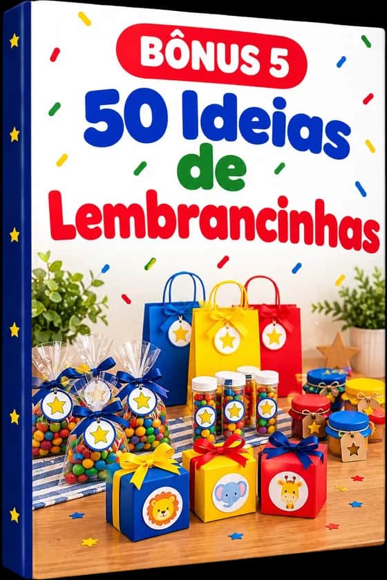 Capa do bônus: 50 Ideias de Lembrancinhas